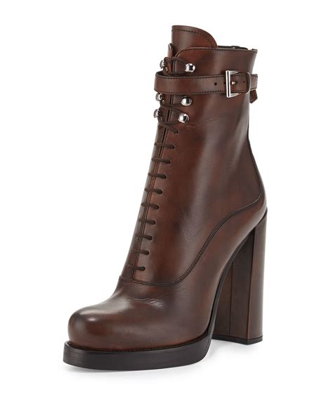 prada lace up|Prada women's lace up boots.